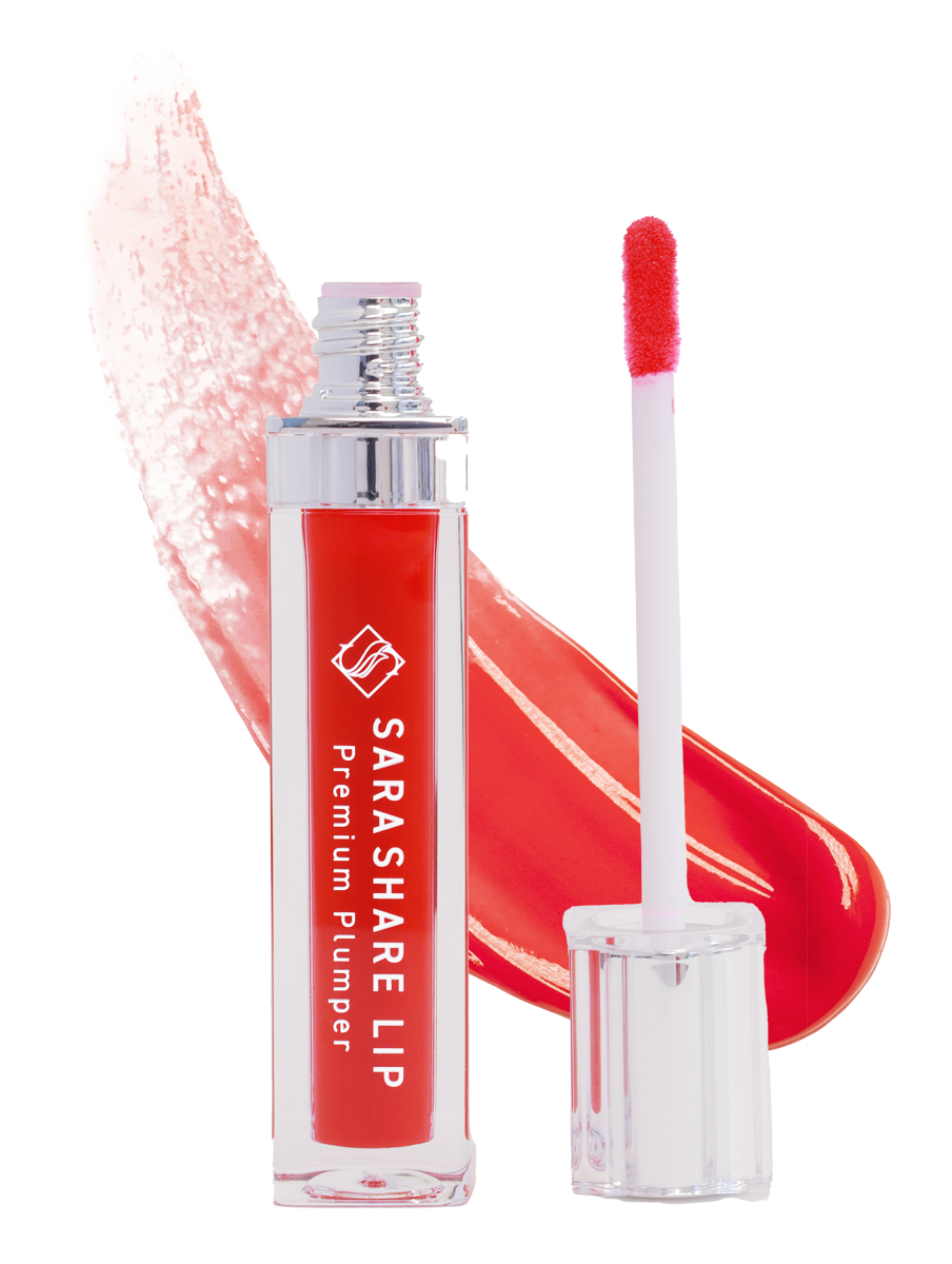 02.SARASHARE LIP Premium Plumper CLEAR RED