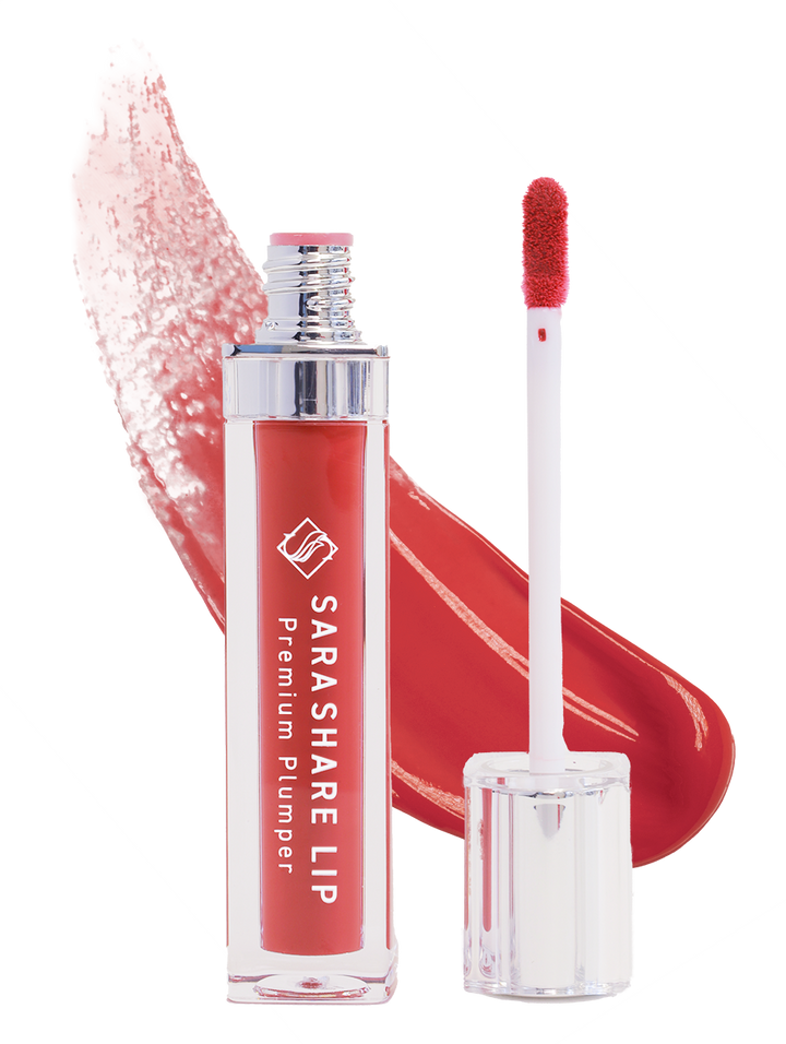 06.SARASHARE LIP Premium Plumper BROWN RED