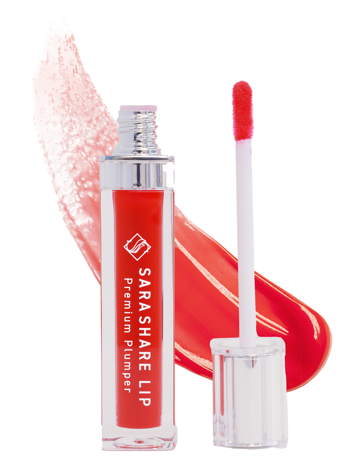 02.SARASHARE LIP Premium Plumper CLEAR RED